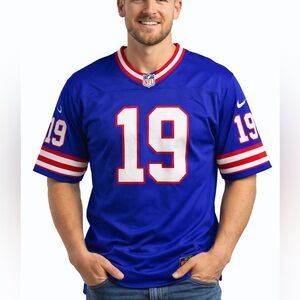 Nike New York Giants Ted Ledwick #19 Jersey men’s XL‎ NFL On Field Blue Football
